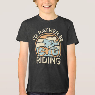 Schneller Radfahrer, ich würde lieber mein Fahrrad Tri-Blend Shirt