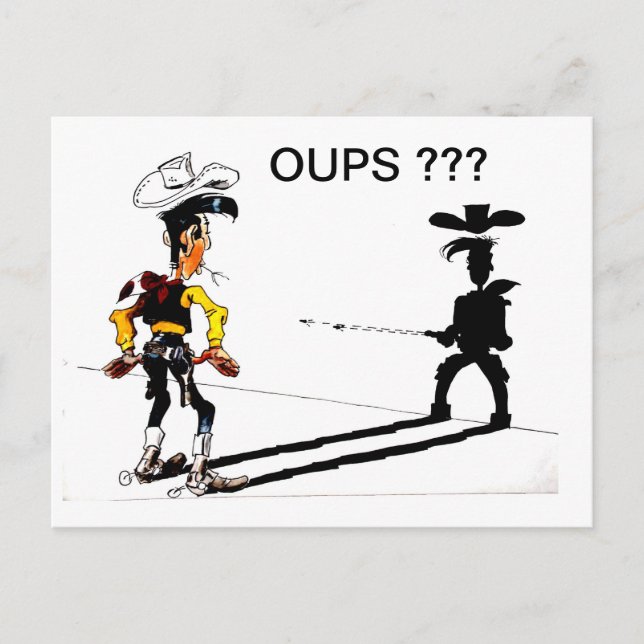 schneller Schatten... Postkarte (Vorderseite)