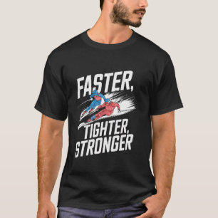 Schneller Straffer Stärkeres Alpinski T-Shirt