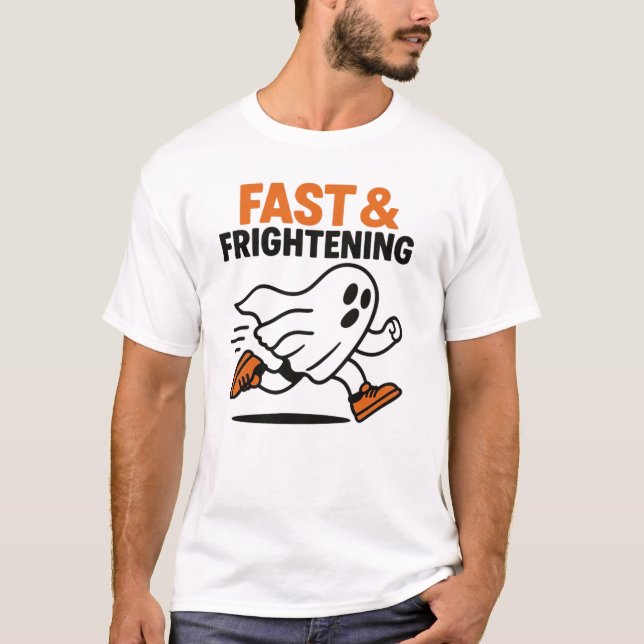 Schneller und beängstigender Halloween-T - Shirt (Vorderseite)