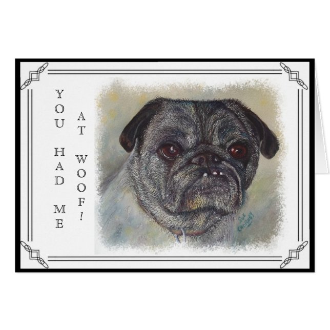 SCHNELLER UND NIEDLICHER MOPS (Vorderseite (Horizontal))