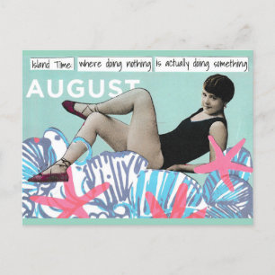 Schneller Urlaub Postkarte tun nichts