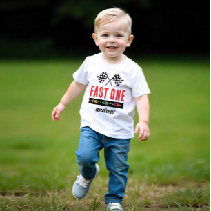 Schneller Weißer Rennwagen  Baby T-shirt