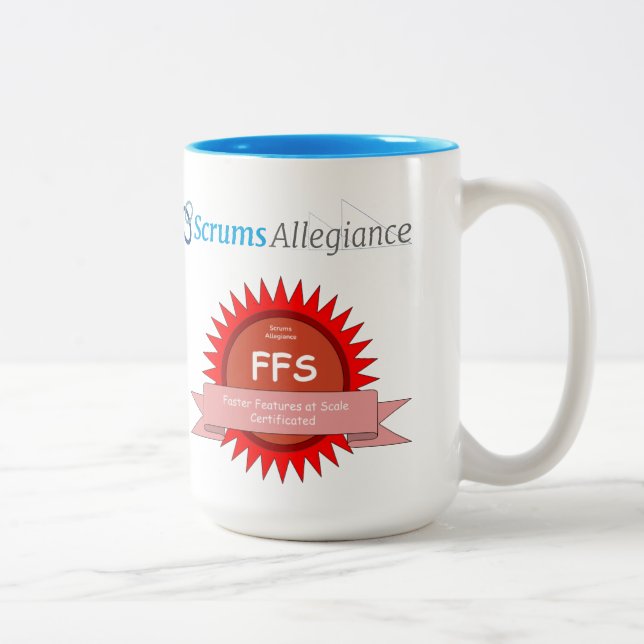 Schnellere Funktionen von Coffein Holster Zweifarbige Tasse (Rechts)