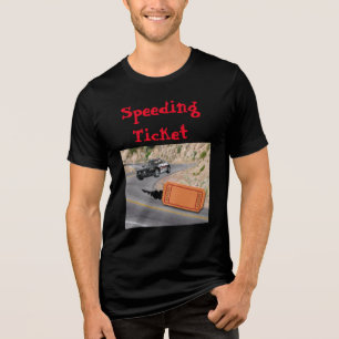 Schnellere Polizeiwagen bekommen das Ticket Tri-Blend Shirt