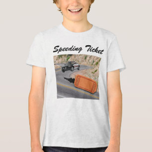 Schnellere Polizeiwagen bekommen das Ticket Tri-Blend Shirt