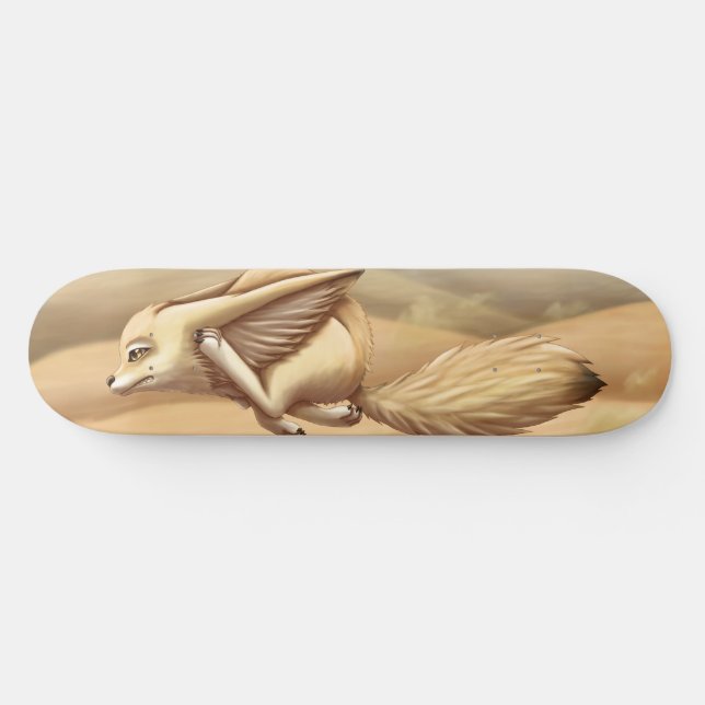 Schnelles Fennec-Fuchs-Skateboard Skateboard (Horizontal)