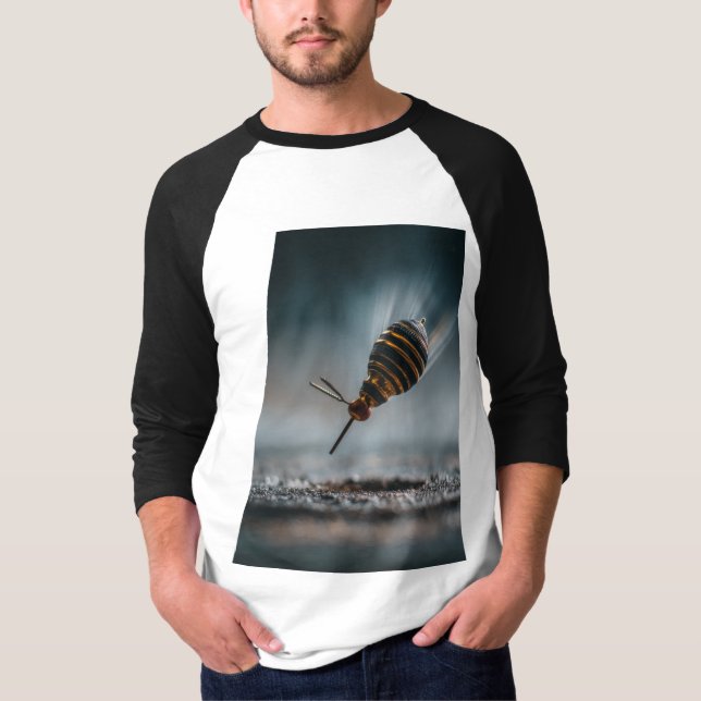 Schnelles, präzises Bienen-Darmdesign T-Shirt (Vorderseite)