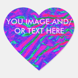 SCHNELLES PRODUKT ERSTELLEN - IHR BILD UND/ODER TE Herz-Aufkleber