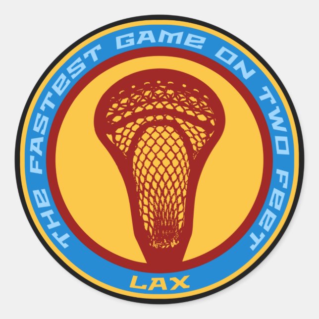 Schnelles Spiel Runder Aufkleber (Vorderseite)