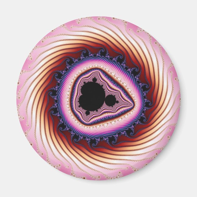 Schnelles Spinnen - Fraktal Magnet (Vorne)