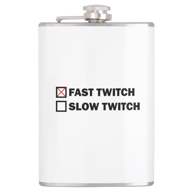 Schnelles Twitch Flachmann (Vorderseite)