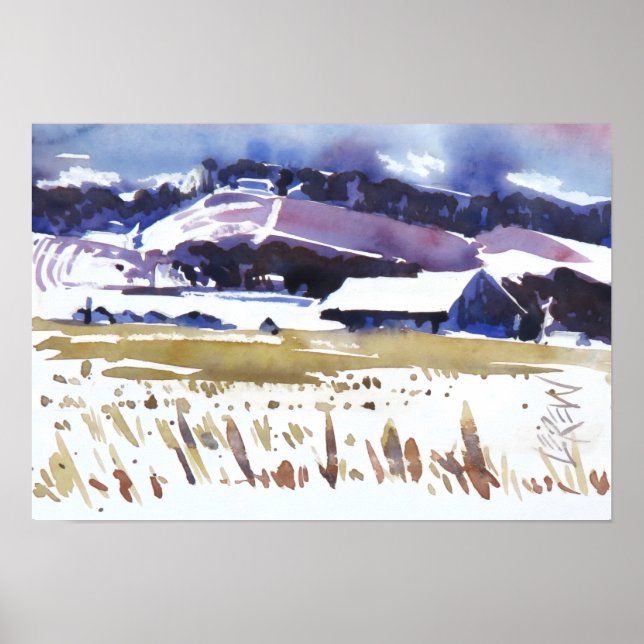 Schnellfrost-Gemälde / Künstler Larry Lerew Poster (Vorne)