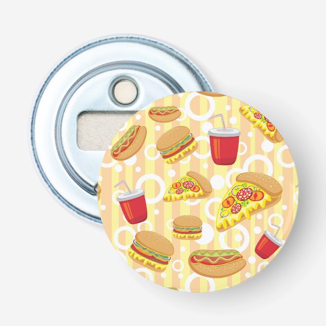 Schnellimbiß Flaschenöffner (Vorderseite)