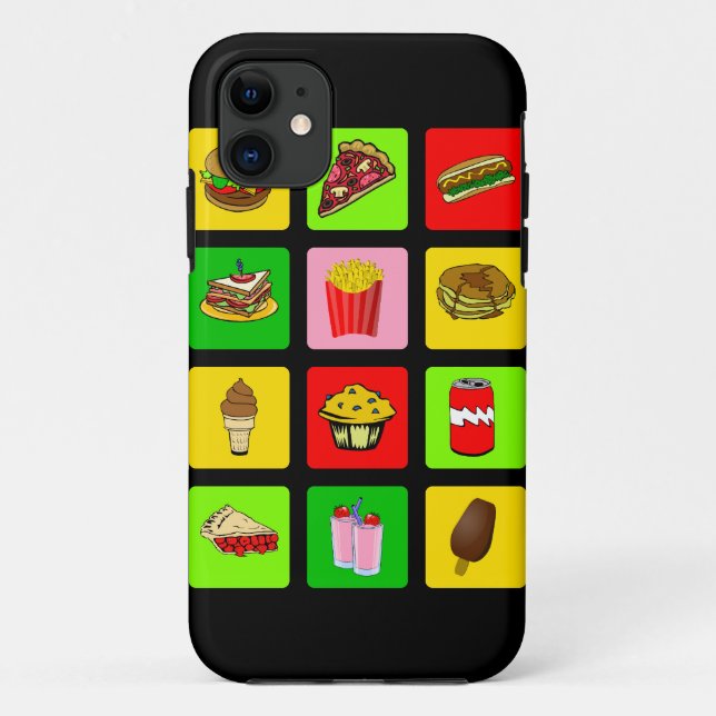 Schnellimbiss-Junkie iPhone Case-Mate Hülle (Rückseite)