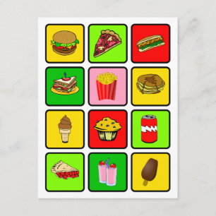 Schnellimbiss-Junkieeinladung Einladung