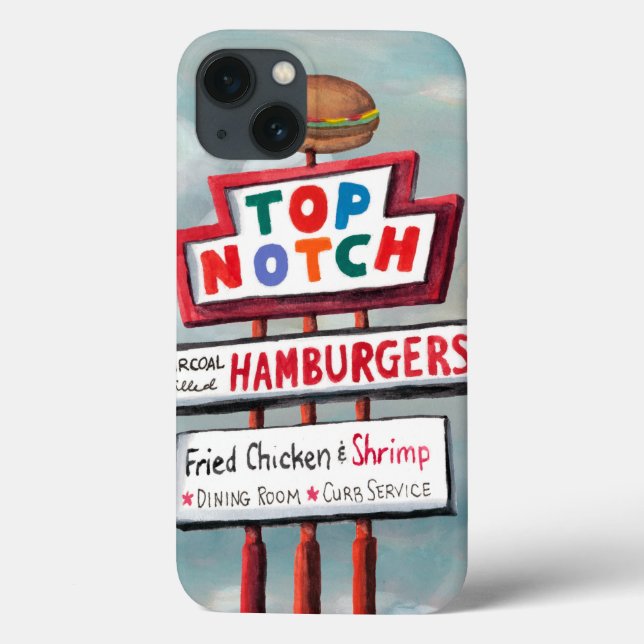 Schnellimbiss-Zeichen Case-Mate iPhone Hülle (Rückseite)