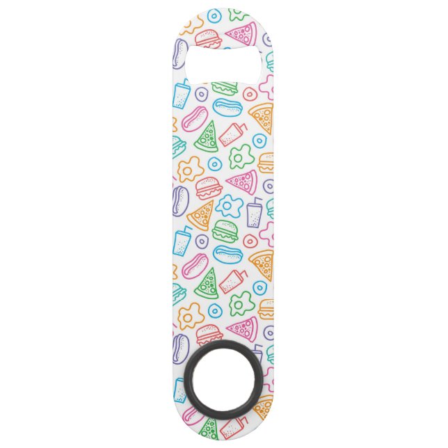 Schnellimbißmuster 2 speedflaschenöffner (Vorderseite)