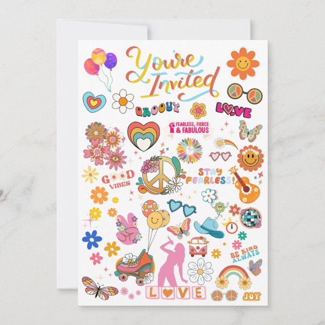 SCHNELLKARTEN UND PARTY EINLADUNG (Vorderseite)