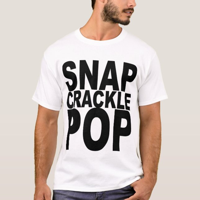 Schnellknistern-Pop-T - Shirt (Vorderseite)