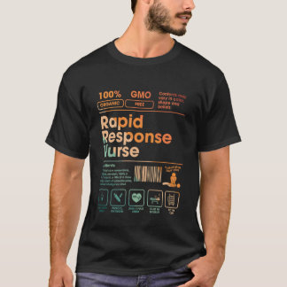 Schnellreaktionskrankenschwester Krankenpflege RN T-Shirt
