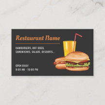 Schnellrestaurant Hamburger Hot Dog Diner