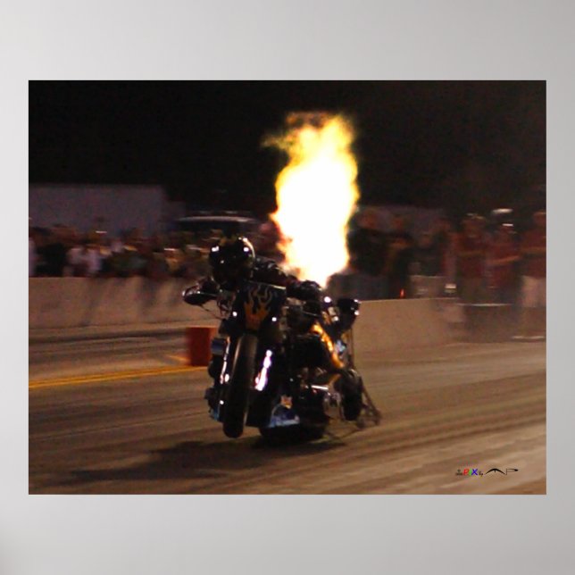 Schnellstes Drag Bike auf dem Planeten 250.97 MPH_ Poster (Vorne)