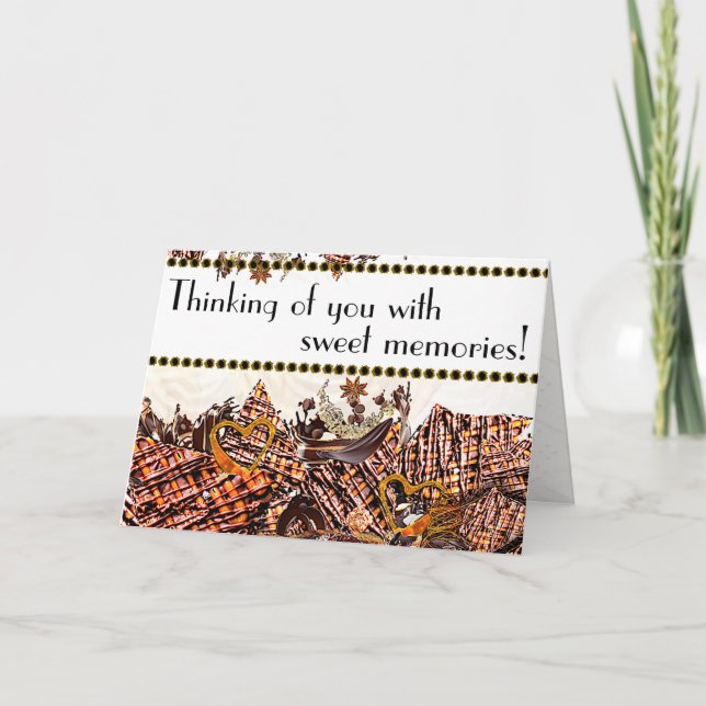 SCHNELLTAG! :) 12x18 "DENKING OF YOU" KARTE (Vorderseite)