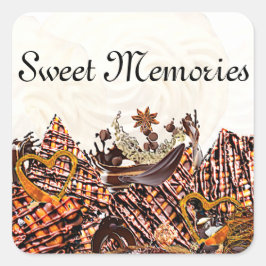 SCHNELLTAG! :) SQUARE STICKER