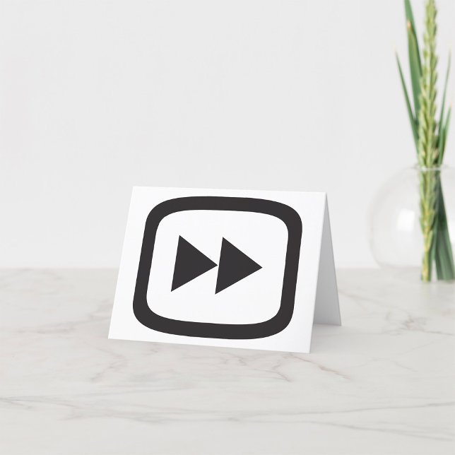 Schnellvorwärtssymbol Dankeskarte (Von Creator hochgeladen)