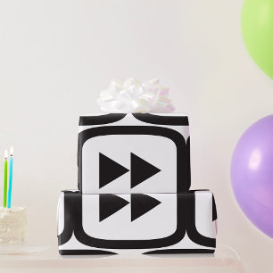 Schnellvorwärtssymbol Geschenkpapier