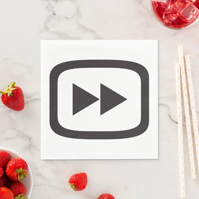 Schnellvorwärtssymbol Serviette (Von Creator hochgeladen)