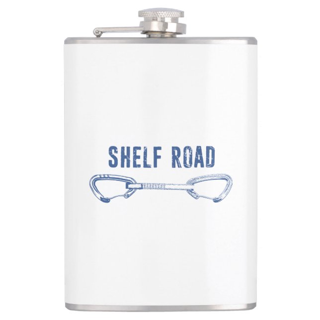 Schnellzug auf der Straße Flachmann (Vorderseite)