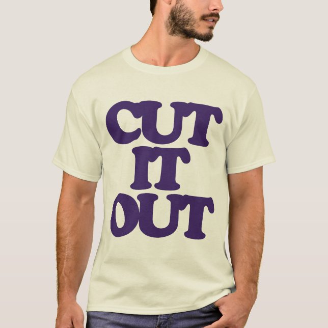 SCHNITT. ES. AUS T-Shirt (Vorderseite)