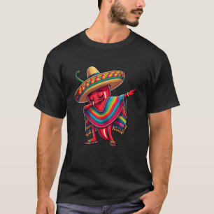 Schnitt Glückliche Party Mexikanischer Chili Dabbi T-Shirt