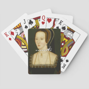 Schnitt hier - Anne Boleyn Spielkarten