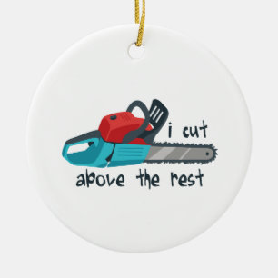 Schnitt über der Erholung Keramik Ornament