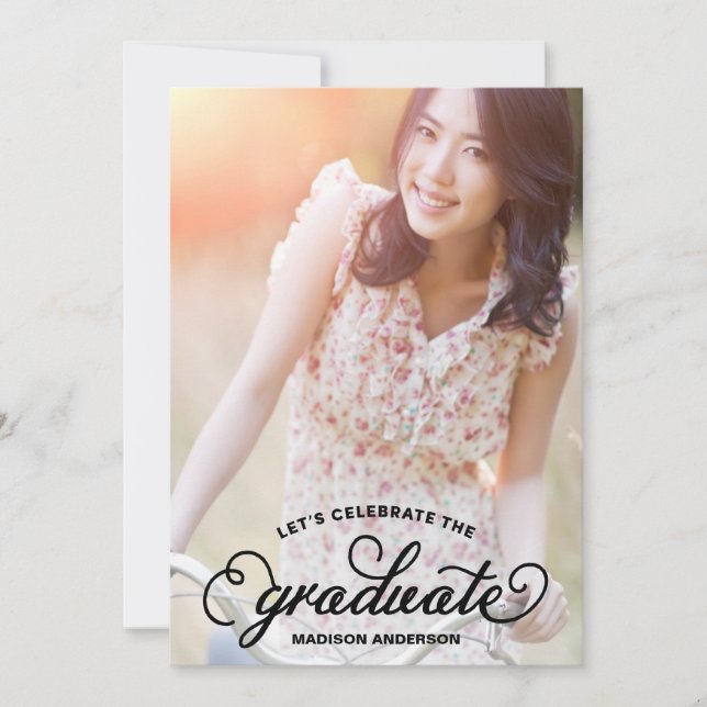 SCHNITTGRAD| EINLADUNG DER GRADUIERUNGSPARTEI (Vorderseite)