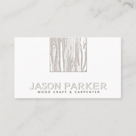 Schnittholz Moderner beruflicher Zimmermann Qr Cod Visitenkarte