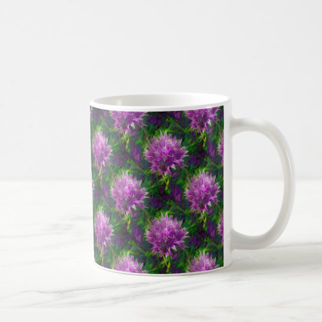 Schnittlauch-Blumen-Tasse Tasse (Rechts)