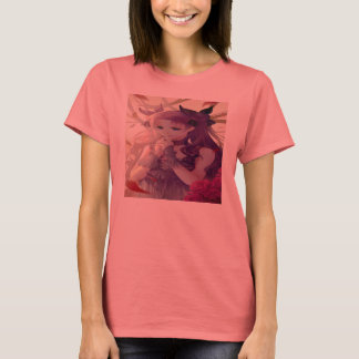 Schnittmanga T-Shirt