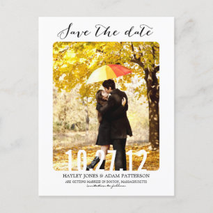 SCHNITTSTELLE Save the Date Postkarte