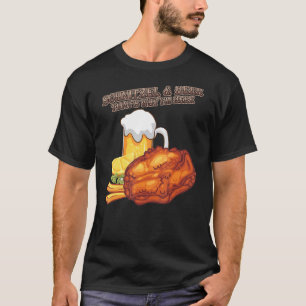 Schnitzel Bier Deshalb bin ich hier Spaß Quotes T-Shirt