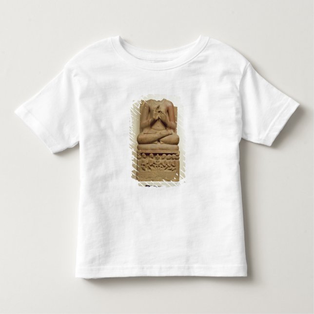 Schnitzen von Buddha in der Haltung des Predigens Kleinkind T-shirt (Vorderseite)