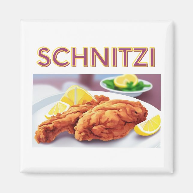 Schnitzi in Küche Magnet (Vorne)