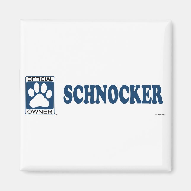 SCHNOCKER_blue Magnet (Vorne)