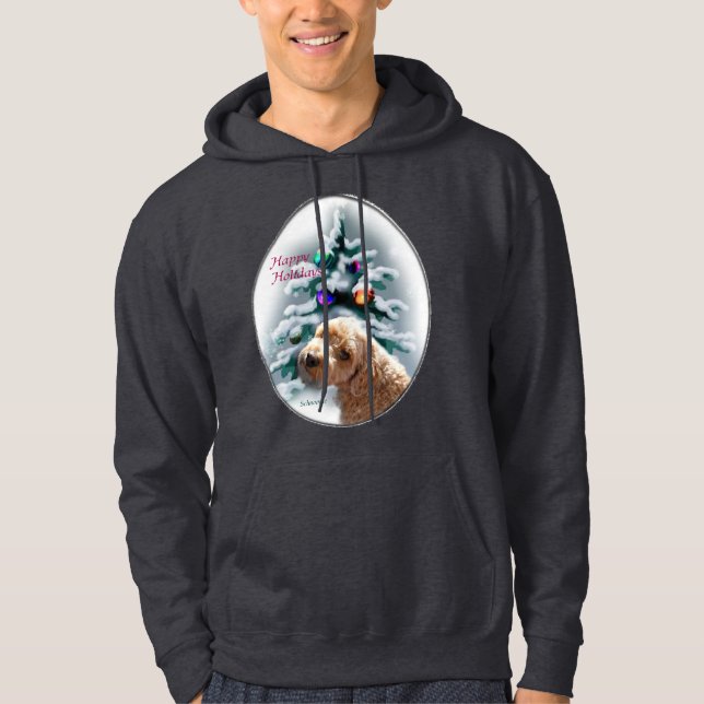 Schnoodle Christmas Geschenke Hoodie (Vorderseite)