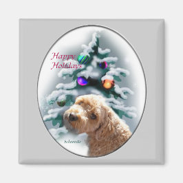 Schnoodle Christmas Geschenke Magnet