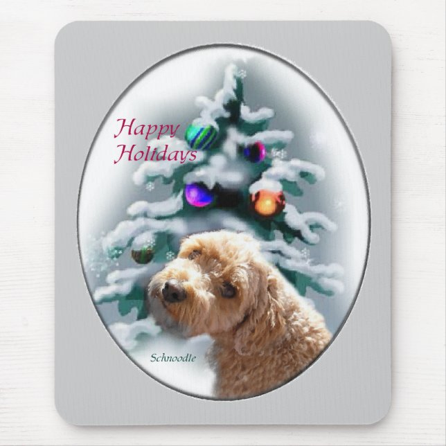 Schnoodle Christmas Geschenke Mousepad (Vorne)
