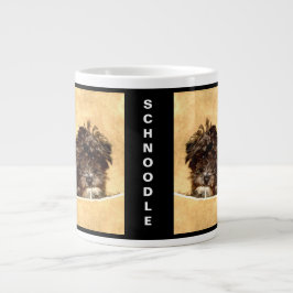 Schnoodle Dog Personalisiert Jumbo Tasse
